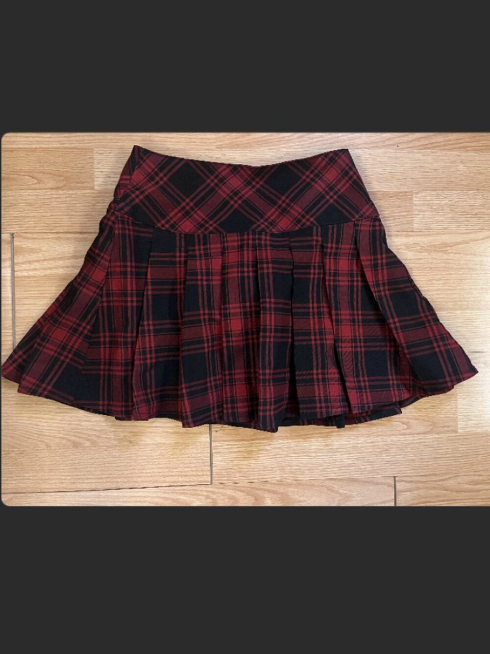 Killstar Brand Plaid Pleated Skirt- Size Small
